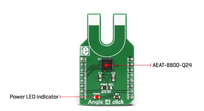 Block Diagram - Mikroe MIKROE-3130 Angle 4 Click